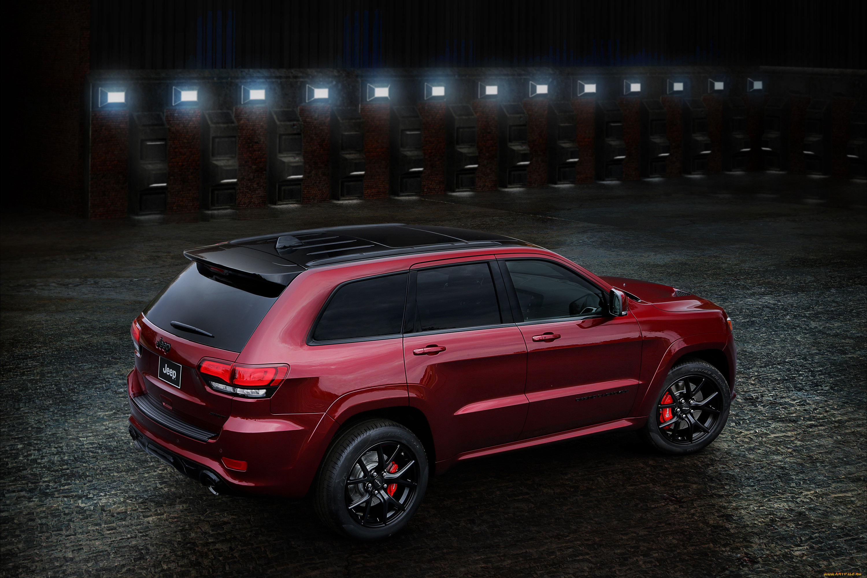 , jeep, srt, cherokee, grand, 2016, , wk2, night